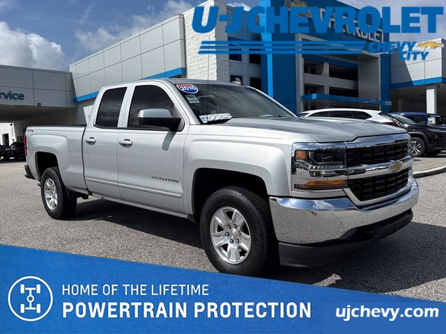 Silver Ice Metallic 2016 Chevrolet Silverado 1500 Pickup Truck Four-Wheel Drive 6-Speed Automatic Overdrive
