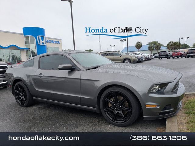 Sterling Gray Metallic 2014 Ford Mustang V6 Premium Coupe RWD Coupe Rear-Wheel Drive 6-Speed Automatic