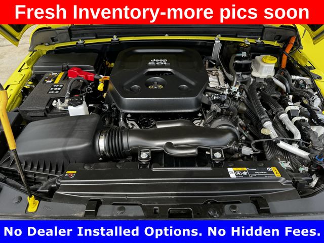 2023 Jeep Wrangler Sahara 4xe Yellow at DeMontrond Gulf Freeway