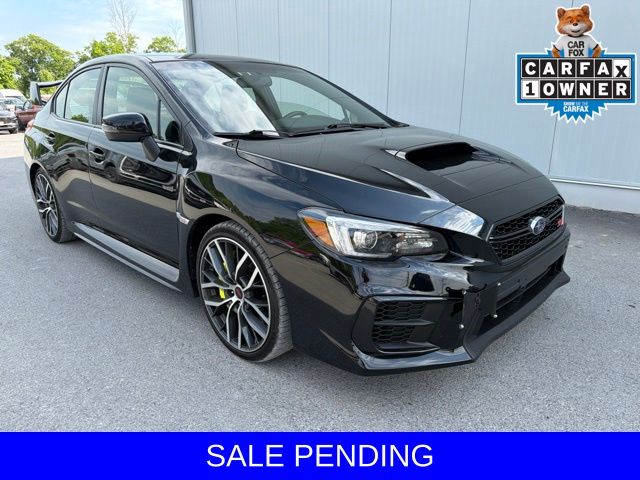 Crystal Black Silica 2020 Subaru WRX STI Limited AWD with Wing Spoiler Sedan All-Wheel Drive 6-Speed Manual