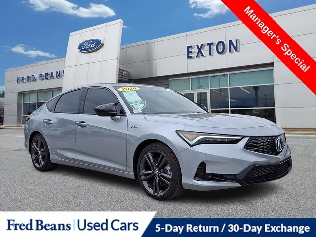 Lunar Silver Metallic 2024 Acura Integra Sedan Front-Wheel Drive Continuously Variable Transmission