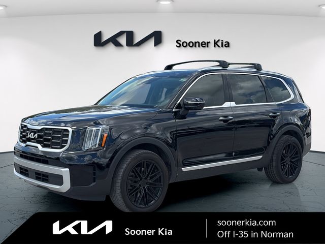 Ebony Black 2023 Kia Telluride S FWD SUV / Crossover Front-Wheel Drive 8-Speed Automatic