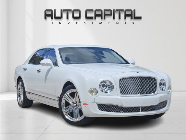 White 2013 Bentley Mulsanne RWD Sedan Rear-Wheel Drive 8-Speed Automatic