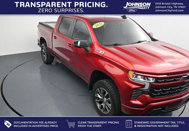 Cherry Red Tintcoat 2022 Chevrolet Silverado 1500 Pickup Truck Four-Wheel Drive Automatic