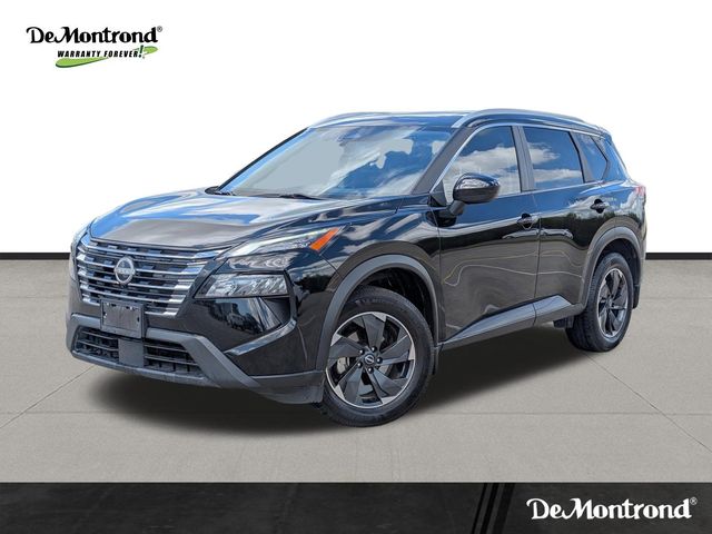 Super Black 2024 Nissan Rogue SV FWD SUV / Crossover Front-Wheel Drive Continuously Variable Transmission