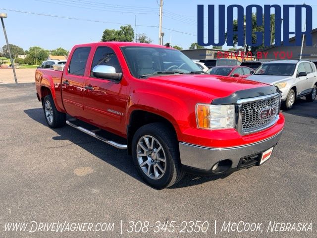 Fire Red 2007 GMC Sierra 1500 Pickup Truck Four-Wheel Drive 4-Speed Automatic Overdrive