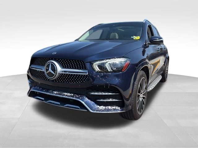 Lunar Blue Metallic 2022 Mercedes-Benz GLE 350 4MATIC SUV / Crossover All-Wheel Drive 9-Speed Automatic