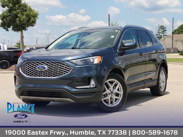 Blue Metallic 2023 Ford Edge SUV / Crossover All-Wheel Drive 8-Speed Automatic