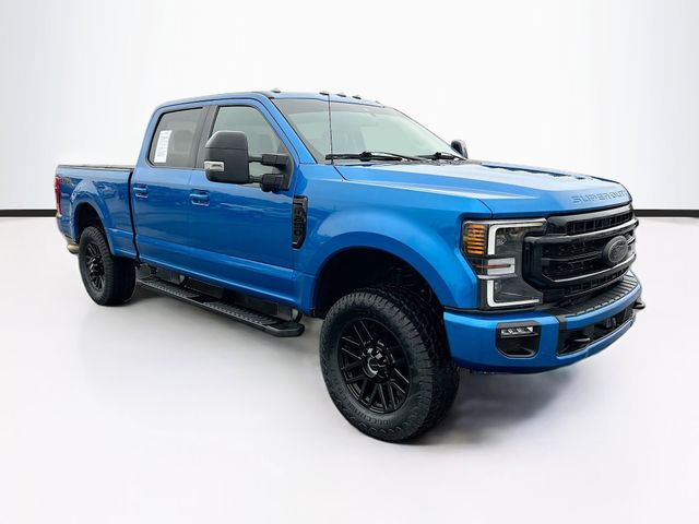 Velocity Blue Metallic 2021 Ford F-250 Super Duty Lariat Crew Cab 4WD Pickup Truck Four-Wheel Drive Automatic