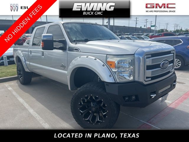 Ingot Silver 2016 Ford F-250 Super Duty Platinum Crew Cab 4WD Pickup Truck Four-Wheel Drive 6-Speed Automatic Overdrive