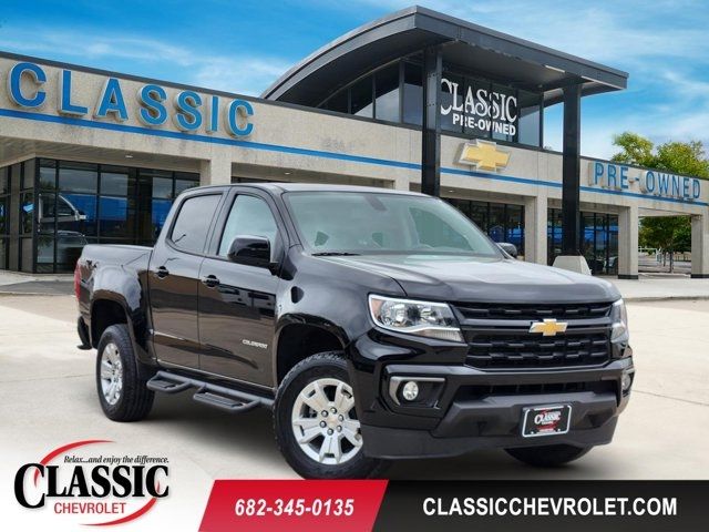 Black 2022 Chevrolet Colorado LT Crew Cab RWD Pickup Truck 4X2 8-Speed Automatic