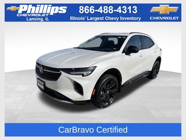White Frost Tricoat 2023 Buick Envision Essence AWD SUV / Crossover All-Wheel Drive 9-Speed Automatic