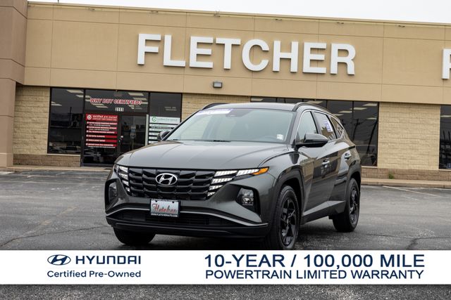 Amazon Gray 2023 Hyundai Tucson SEL FWD SUV / Crossover Front-Wheel Drive 8-Speed Automatic