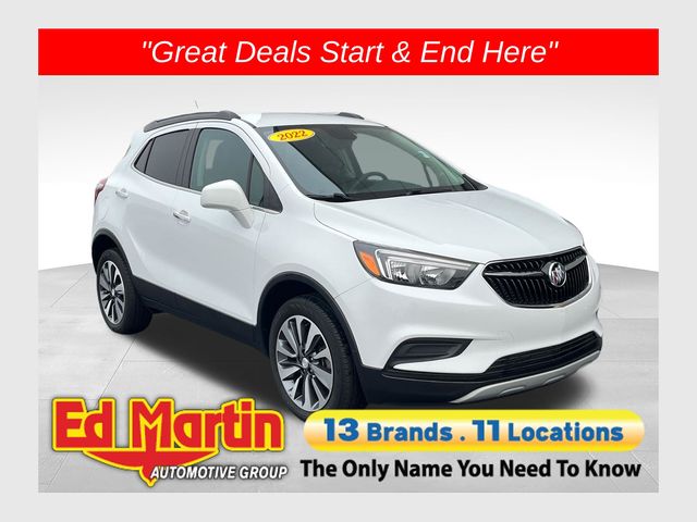 Summit White 2022 Buick Encore SUV / Crossover All-Wheel Drive 6-Speed Automatic Overdrive