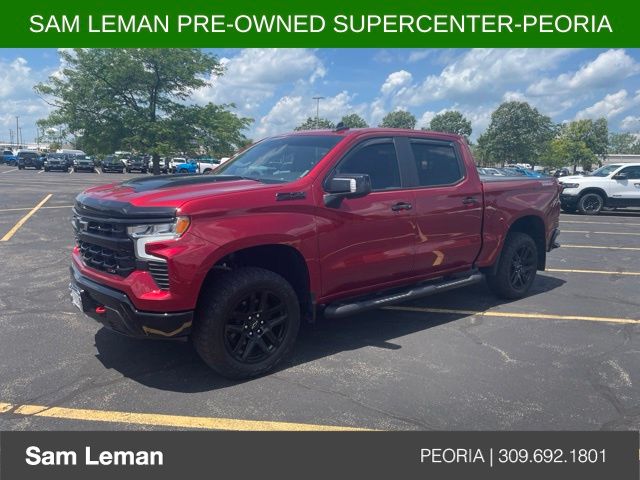 Radiant Red Tintcoat 2024 Chevrolet Silverado 1500 Pickup Truck Four-Wheel Drive Automatic