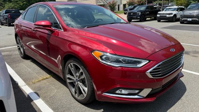 Used 2017 Red Ford Titanium image 4
