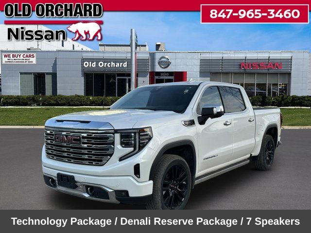 White 2024 GMC Sierra 1500 Pickup Truck Four-Wheel Drive Automatic
