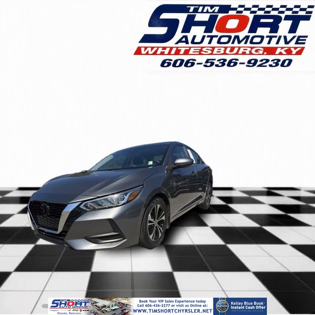 Gray (Gun Metallic) 2022 Nissan Sentra Sedan Front-Wheel Drive Continuously Variable Transmission