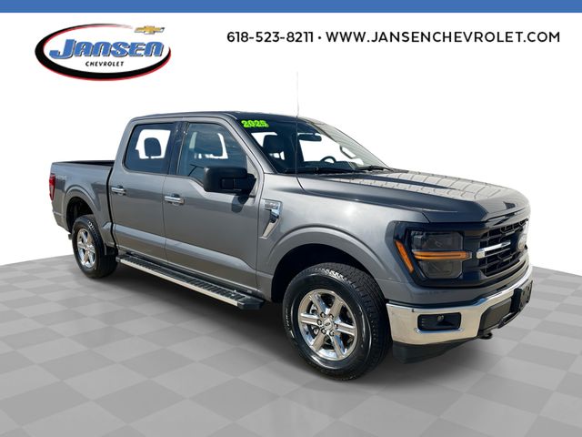Gray Metallic 2025 Ford F-150 Pickup Truck Four-Wheel Drive Automatic