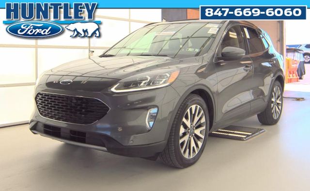 Gray (Magnetic) 2020 Ford Escape Hybrid Titanium AWD SUV / Crossover All-Wheel Drive Continuously Variable Transmission