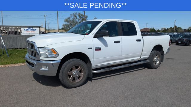 Bright White Clearcoat 2012 RAM 2500 Pickup Truck Four-Wheel Drive 6-Speed Automatic