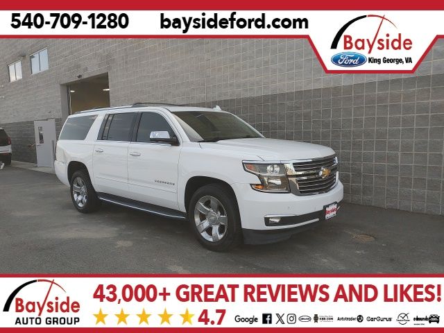 Summit White 2018 Chevrolet Suburban 1500 Premier RWD SUV / Crossover 4X2 6-Speed Automatic Overdrive