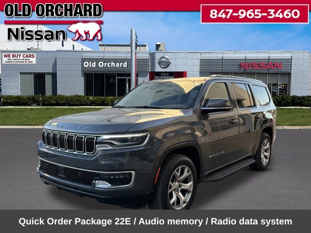Baltic Gray Metallic Clearcoat 2022 Jeep Wagoneer SUV / Crossover Four-Wheel Drive 8-Speed Automatic