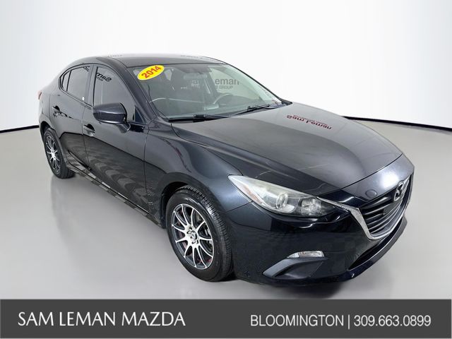 Jet Black Mica 2014 Mazda MAZDA3 Sedan Front-Wheel Drive 6-Speed Manual