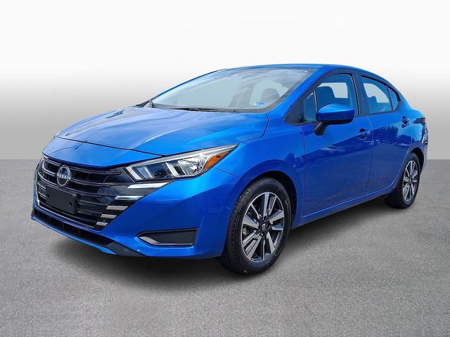 Electric Blue Metallic 2024 Nissan Versa Sedan Front-Wheel Drive Continuously Variable Transmission