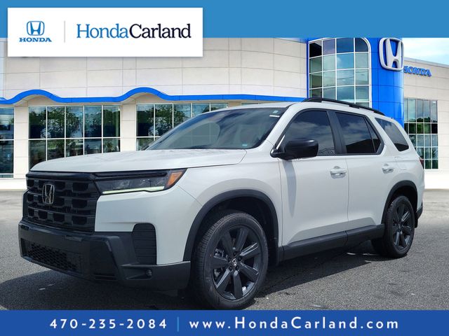 Platinum White 2026 Honda Pilot SUV / Crossover Front-Wheel Drive Automatic