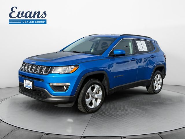 Laser Blue Pearlcoat 2018 Jeep Compass Latitude 4WD SUV / Crossover Four-Wheel Drive 9-Speed Automatic