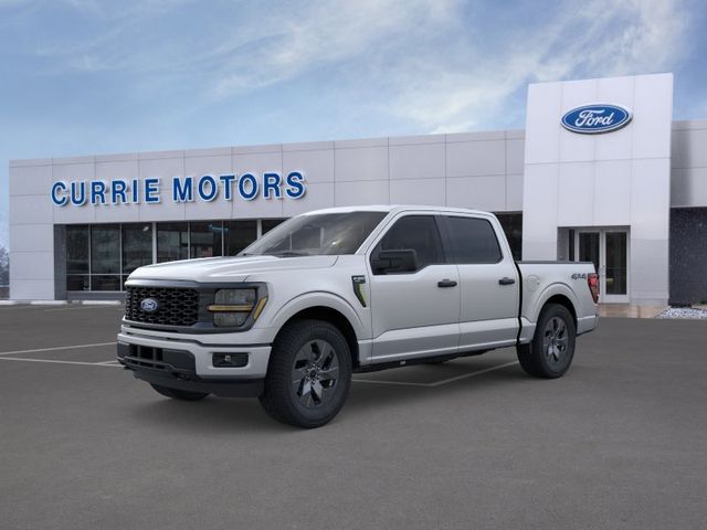 Silver Metallic 2025 Ford F-150 STX 4dr SuperCrew 4WD Pickup Truck Four-Wheel Drive Automatic