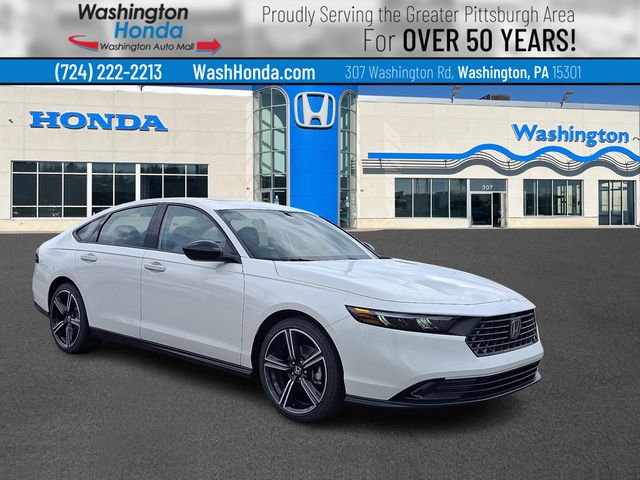 Platinum White Pearl 2026 Honda Accord Sedan Front-Wheel Drive Continuously Variable Transmission