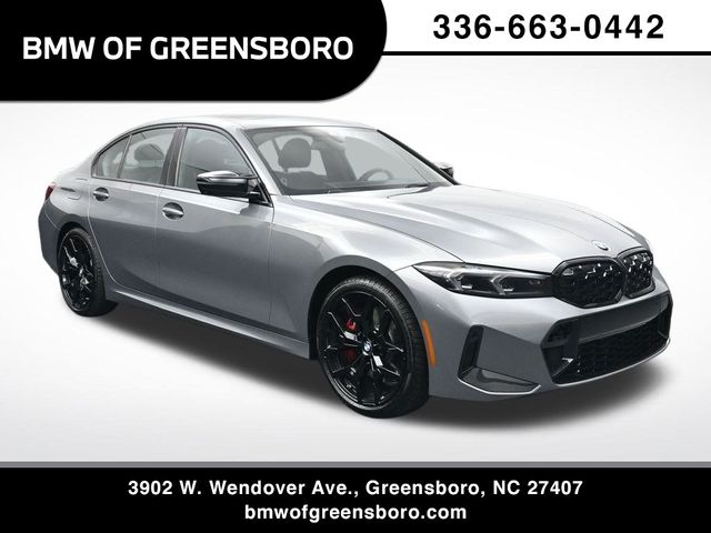 Gray (Skyscraper Grey Metallic) 2026 BMW 3 Series Sedan Rear-Wheel Drive 8-Speed Automatic