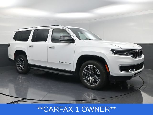 2024 Jeep Wagoneer L Series II White at AutoSavvy Houston Southwest