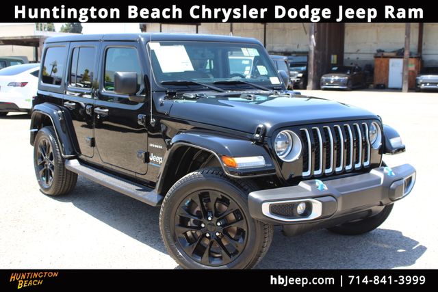 Black Clearcoat 2023 Jeep Wrangler 4xe SUV / Crossover Four-Wheel Drive 8-Speed Automatic