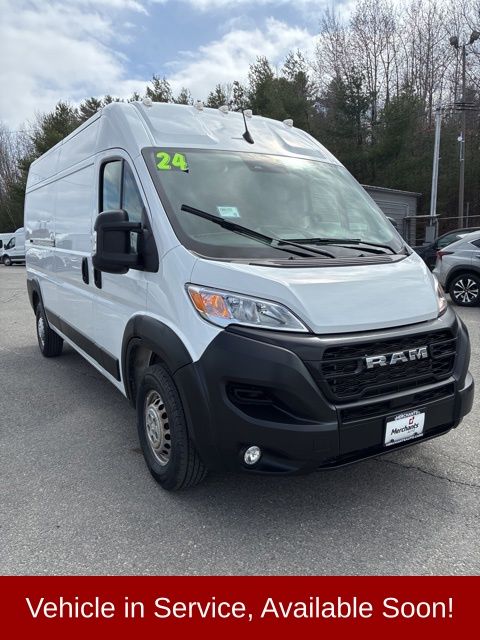 Bright White Clearcoat 2024 RAM ProMaster Van 9-Speed Automatic