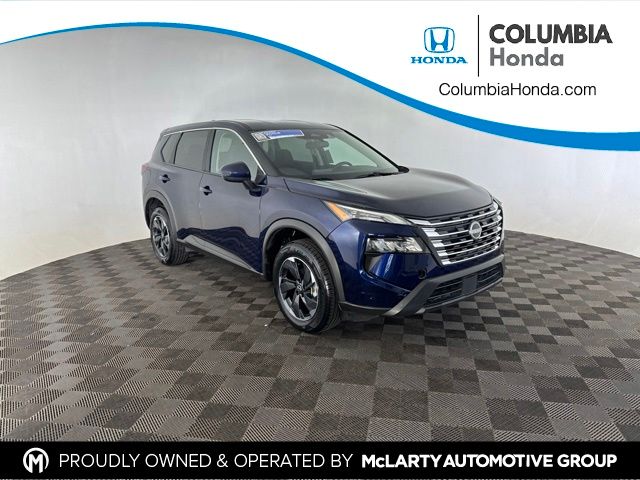 Deep Ocean Blue Pearl 2025 Nissan Rogue SUV / Crossover All-Wheel Drive Continuously Variable Transmission