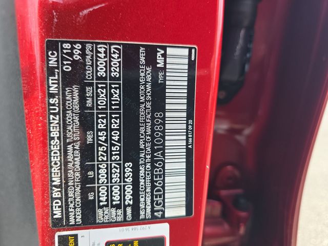 Used 2018 designo Cardinal Red Metallic Mercedes-Benz GLE 43 AMG® Coupe image 36
