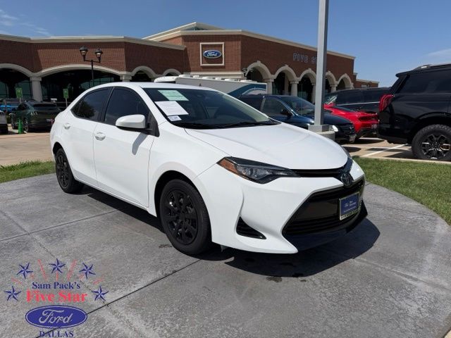 Super White 2017 Toyota Corolla Sedan Front-Wheel Drive Continuously Variable Transmission