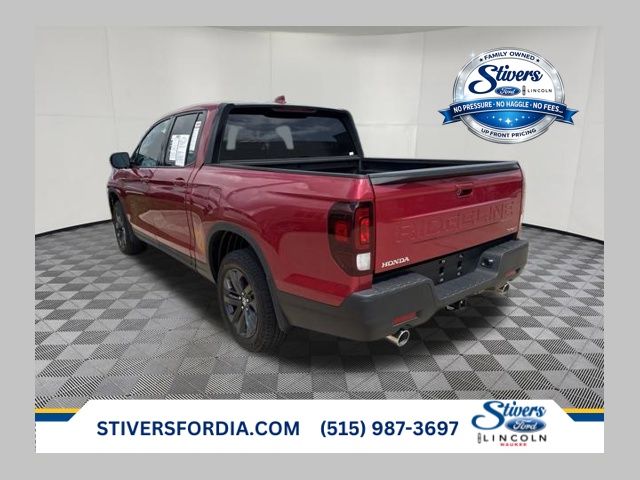 Red 2024 Honda Ridgeline Pickup Truck All-Wheel Drive 9-Speed Automatic