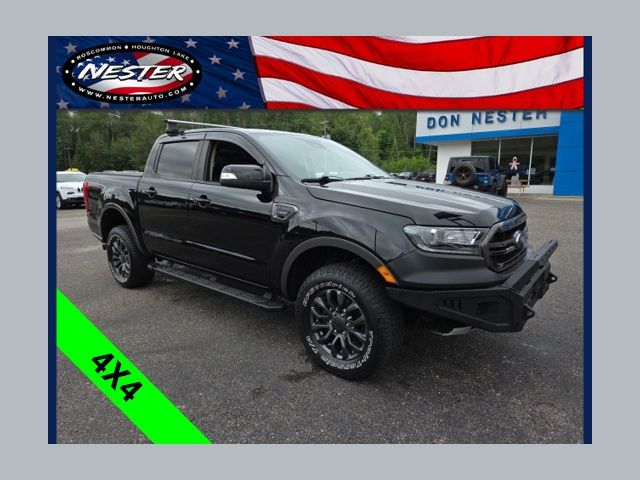 Shadow Black 2020 Ford Ranger Lariat SuperCrew 4WD Pickup Truck Four-Wheel Drive Automatic