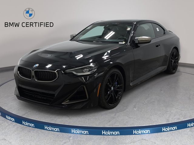 Black Sapphire Metallic 2023 BMW 2 Series M240i Coupe RWD Coupe Rear-Wheel Drive 8-Speed Automatic