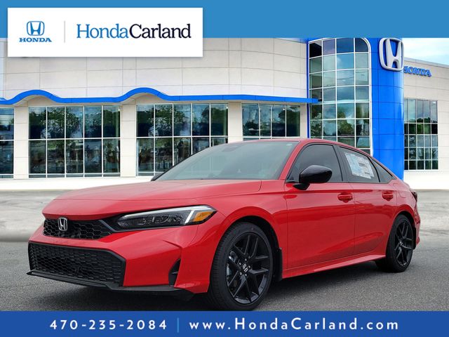 Rallye Red 2026 Honda Civic Sedan Front-Wheel Drive Continuously Variable Transmission