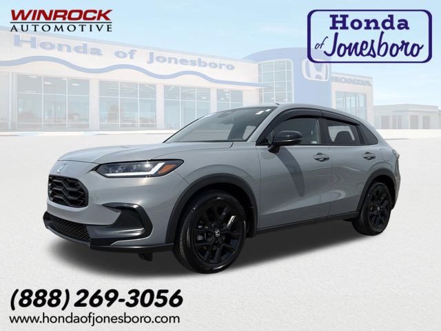 Urban Gray 2024 Honda HR-V Sport AWD SUV / Crossover All-Wheel Drive Continuously Variable Transmission