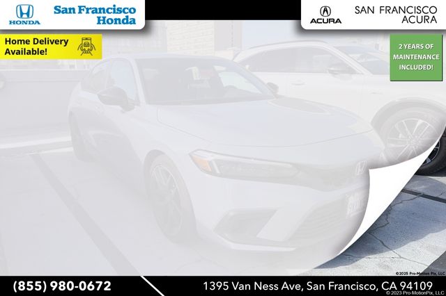 Sonic Gray Pearl 2024 Honda Civic Hatchback Hatchback Front-Wheel Drive Continuously Variable Transmission