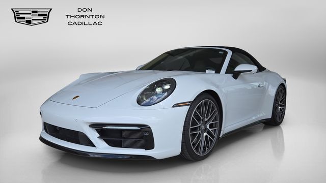 Carrara White Metallic 2022 Porsche 911 Carrera S Cabriolet RWD Convertible Rear-Wheel Drive 8-Speed Automatic