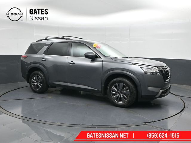Gray (Gun Metallic) 2023 Nissan Pathfinder SV 4WD SUV / Crossover All-Wheel Drive 9-Speed Automatic