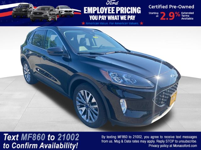 Black Metallic 2022 Ford Escape SUV / Crossover All-Wheel Drive 8-Speed Automatic