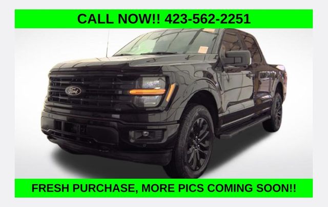 Black Metallic 2025 Ford F-150 Pickup Truck Four-Wheel Drive Automatic
